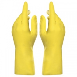 Mapa Vital 124 Chemical-Resistant Janitorial Latex Gauntlet Gloves